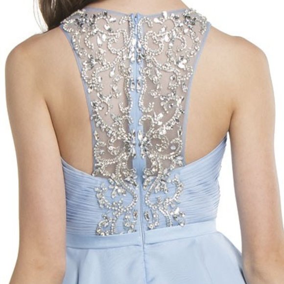 Super Cute Short Junior Prom  Bridesmaid Dress, Sweet 16, BLING with flouncy - Picture 2 of 3